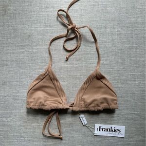 Frankie's Bikinis Sky top (size S) NWT